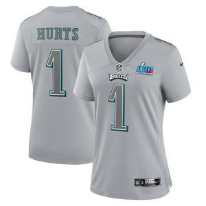 Nike - Womens Philadelphia Eagles Jalen Hurt Super Bowl LVII Atmosphere Jersey